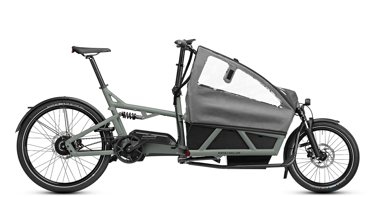 Riese and Müller Load4 | Load | Bosch, Enviolo, full suspension, Gates Belt Drive, kids and cargo, LinkGlide, marketing page | Riese & Müller