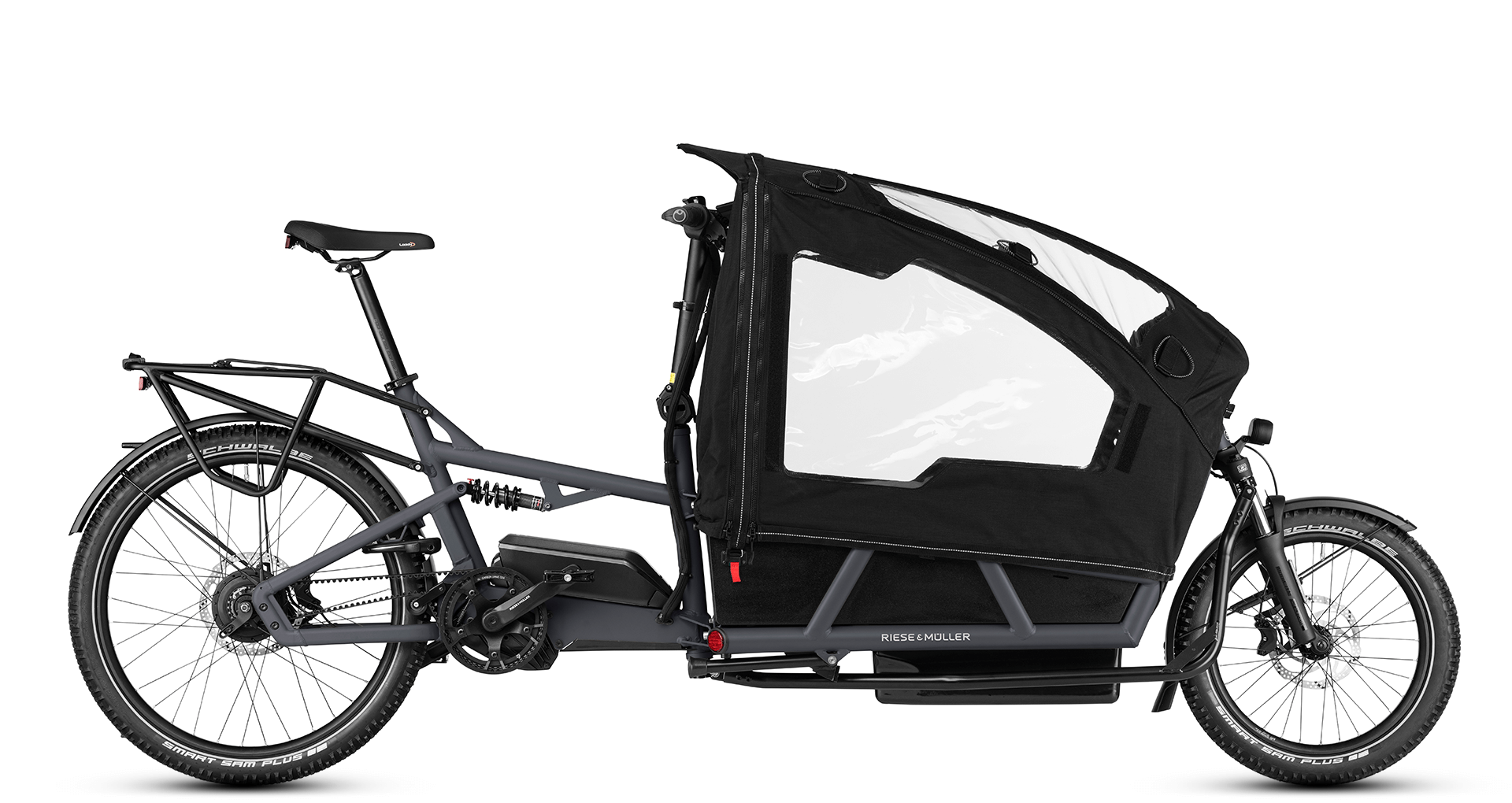 Available January: Riese & Müller Load4 Rohloff (Demo #503110, #504267, & #503495) | Load | Bosch, Enviolo, full suspension, Gates Belt Drive, kids and cargo, LinkGlide | Riese & Müller