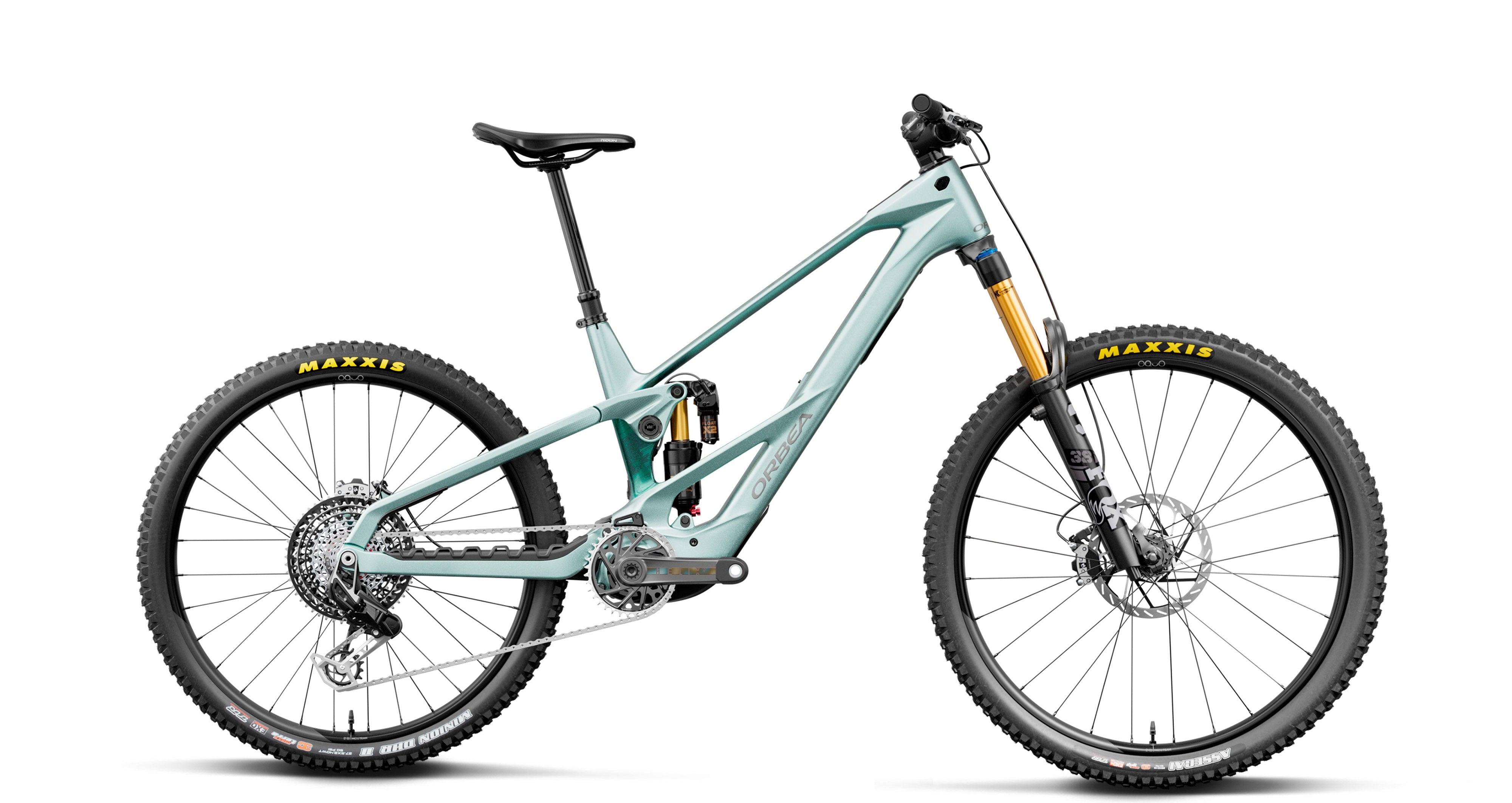Orbea Wild LT M-LTD RS Mullet, Smooth Silver/Escape Green