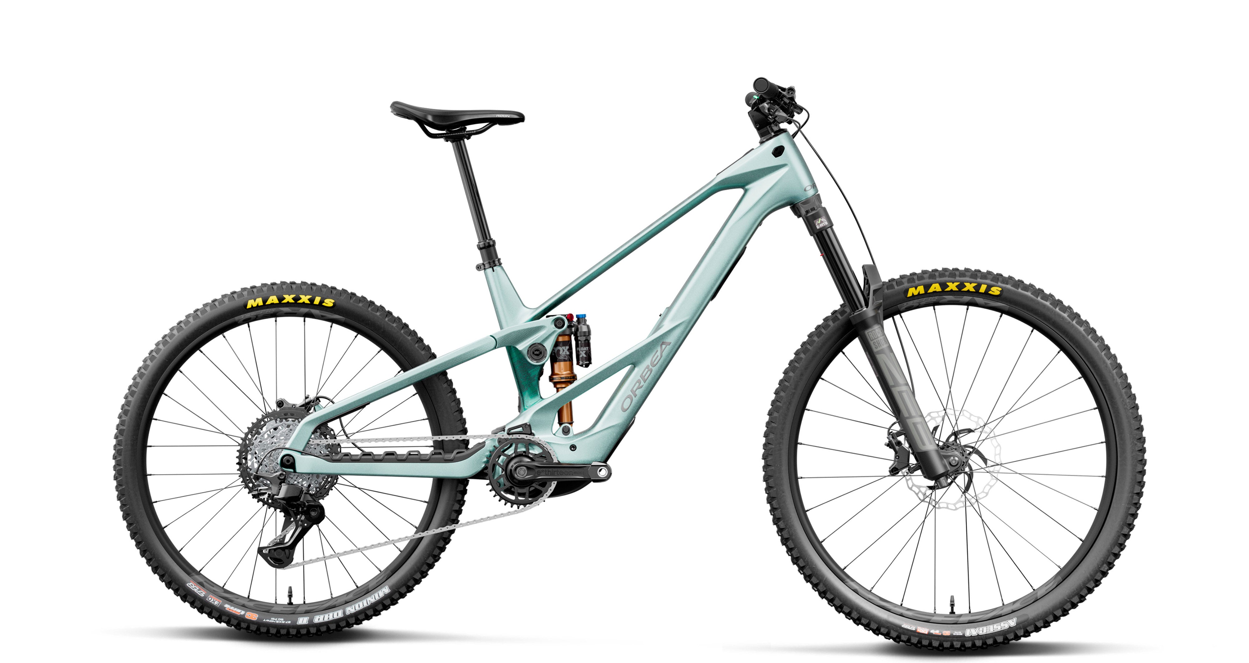 Orbea Wild LT M20 Mullet, Smooth Silver/Escape Green