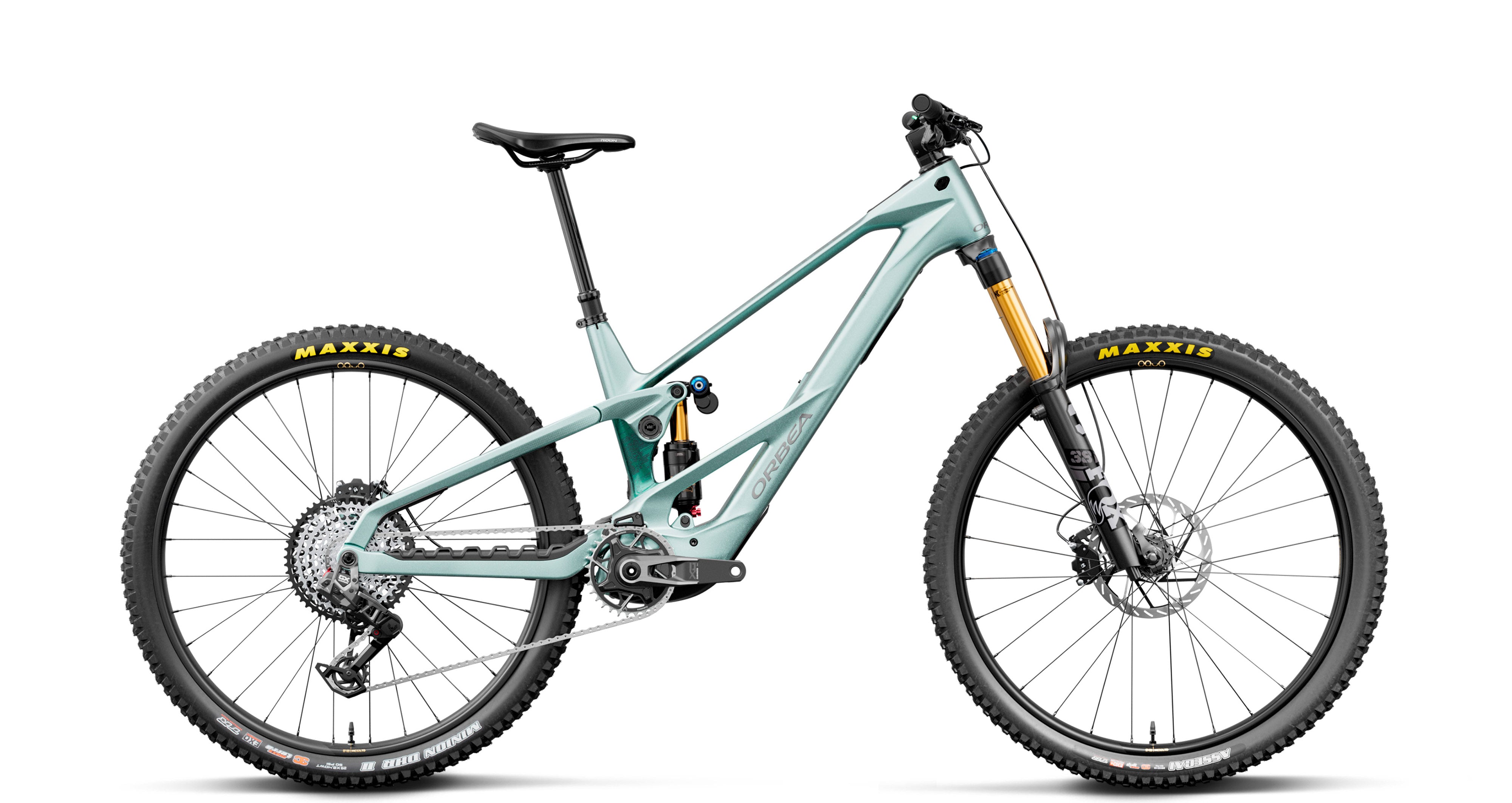 Orbea Wild LT M-Team RS, Smooth Silver/Escape Green