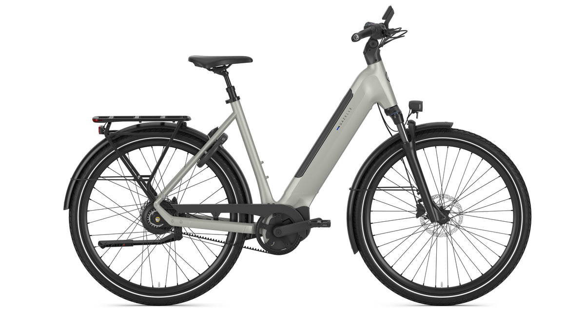 Gazelle Ultimate C380 Low-Step electric bike – Pebble Grey (Matte)